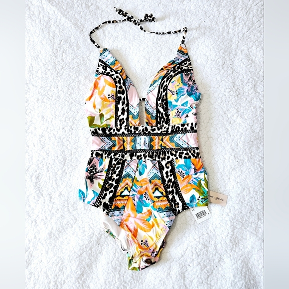 NEW NANETTE LEPORE GODDESS ONE PIECE SWIMSUIT - Picture 5 of 12